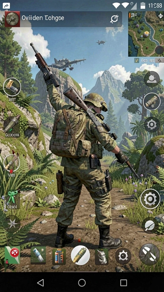 93337 - Screenshot menunjukkan karakter utama di dunia petualangan.