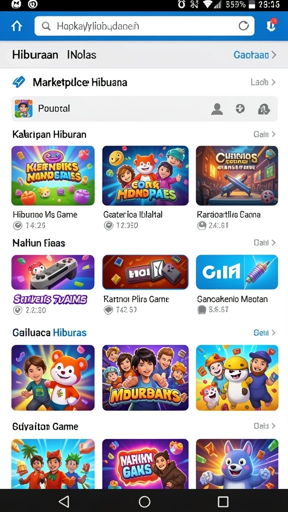 bento123 - Screenshot memperlihatkan fitur multiplayer dengan teman-teman.