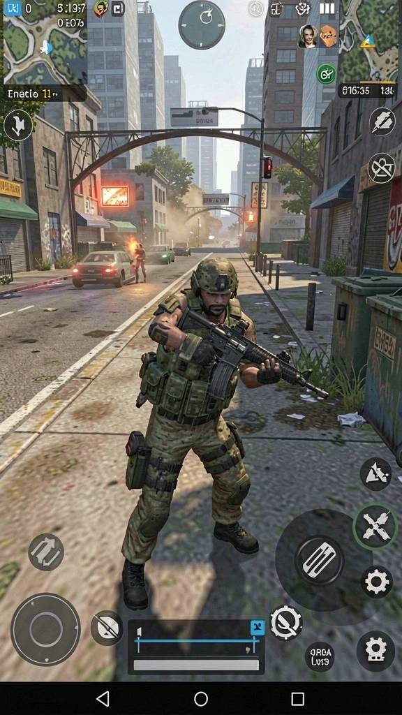 emon77 - Tangkapan layar menunjukkan grafis yang memukau dan detail level.