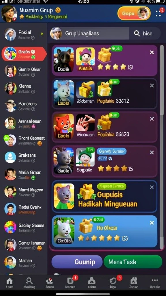 pisang123 - Fitur multiplayer yang memungkinkan bersaing dengan teman.