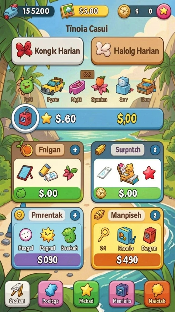 pisang123 - Level menantang yang harus diselesaikan oleh pemain.